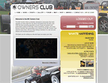 Tablet Screenshot of mkownersclub.net